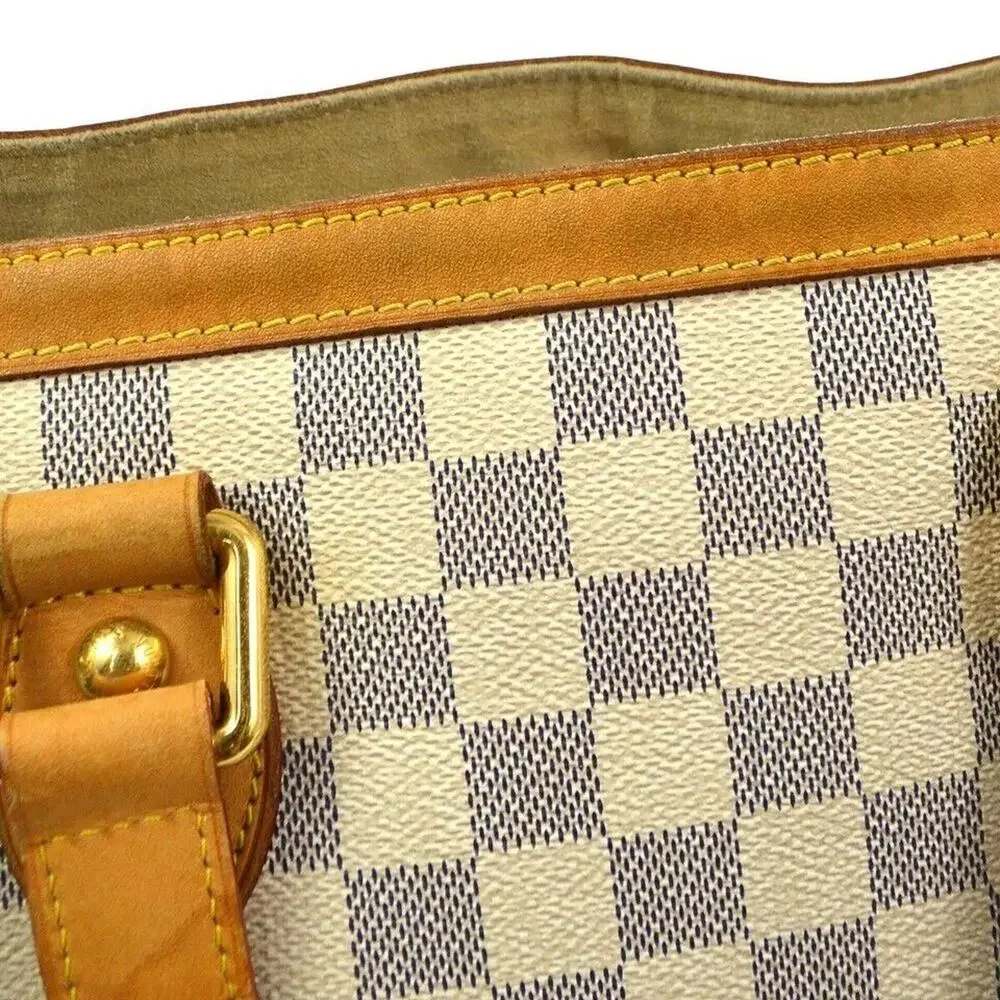 Louis Vuitton Hampstead PM Damier Azur Shoulder Bag - date code# MI1078